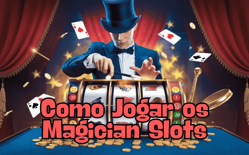 on image text 'Como Jogar os Magician Slots'