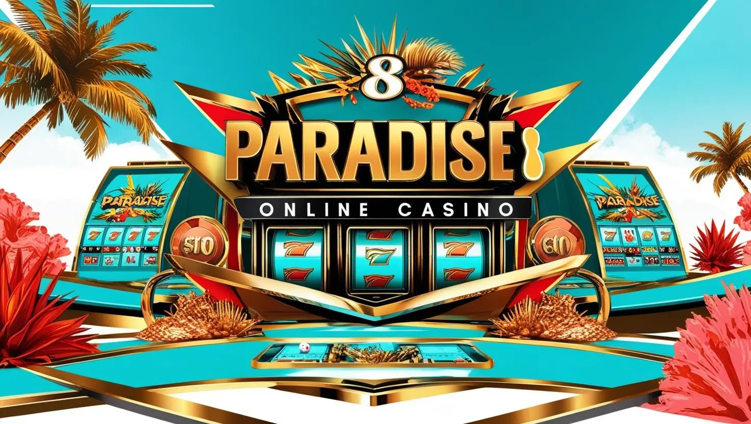 on image text 'PARADISE 8 CASINO'