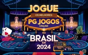 on image text 'Jogue os Melhores PG Jogos Online no Brasil em 2024'