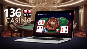 on image text '136 BET CASINO'